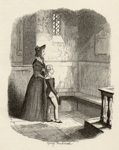 चार्ल्स डिकेंस (1812-70) 1838 के &39;द एडवेंचर्स ऑफ ऑलिवर ट्विस्ट&39; से रोज मैयली और ओलिवर, चैपमैन und हॉल, 1901 द्वारा प्रकाशित