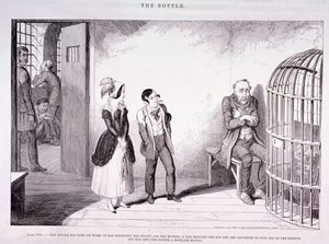 द बॉटल, 1847 द्वारा जॉर्ज क्रूइशांक