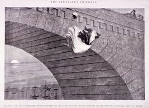 द ड्रंकार्ड्स चिल्ड्रन, c1847 द्वारा जॉर्ज क्रूइशांक