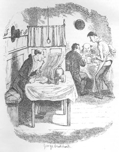 द टॉल, थिन, पेल पर्सन, c1900 द्वारा जॉर्ज क्रूइशांक