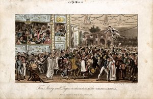 टॉम, जेरी और लॉजिक एट द ग्रैंड कार्निवल, 1821 द्वारा जॉर्ज क्रूइशांक
