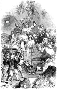 क्रिसमस में लाना - विलियम हार्वे, 1845 द्वारा तैयार किया गया। द्वारा जॉर्ज डाल्ज़िएल