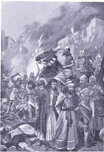 एसर हैडन द्वारा सिडोन का विनाश द्वारा जॉर्ज डर्विले रॉलैंडसन
