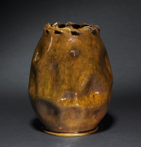 फूलदान, c.1900 (पत्थर के पात्र) द्वारा जॉर्ज ई। ईयर