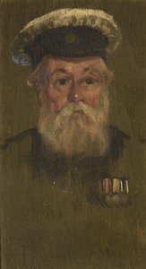 WH McKegg, RN, c.1920 (पैनल पर तेल) का पोर्ट्रेट द्वारा जॉर्ज एडमंड बटलर