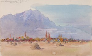 विलेन्यूवे के पास, सुइस, 1898। द्वारा जॉर्ज एल्बर्ट बूर