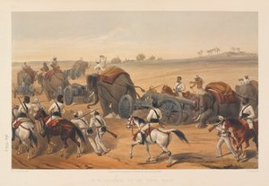  घेराबंदी ट्रेन की अग्रिम , 1857 द्वारा जॉर्ज फ्रेंकलिन एटकिंसन