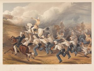  बैडले-सेराई पर बैटरियां , 1857 द्वारा जॉर्ज फ्रेंकलिन एटकिंसन