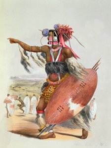 ज़ुलु योद्धा, उटिमुनि, स्वर्गीय ज़ुलु राजा चाका का भतीजा, 1849