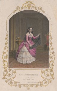 कथरीना टैमिंग ऑफ़ द श्रू, 1851., 1851 के रूप में मिस फिट्ज़पैट्रिक। द्वारा जॉर्ज ग्रेटबैक