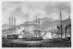 26 सितंबर 1840 c1857 को कमोडोर चार्ल्स नेपियर द्वारा सिडोन पर हमला द्वारा जॉर्ज ग्रेटबैच