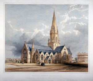 होली ट्रिनिटी चर्च, हार्टलैंड रोड, हैम्पस्टेड, लंदन, 1850।