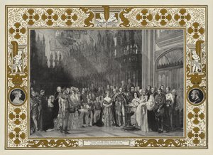 25 जनवरी 1842 को सेंट जॉर्ज चैपल, विंडसर कैसल में वेल्स के राजकुमार का नामकरण द्वारा जॉर्ज हैटर