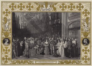 25 जनवरी 1842 को सेंट जॉर्ज चैपल, विंडसर कैसल में वेल्स के राजकुमार का नाम द्वारा जॉर्ज हैटर