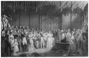 महारानी विक्टोरिया और प्रिंस अल्बर्ट की शादी, c1840, 1911