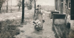 1887, 1912 में हॉलैंड में फ्लॉवर गर्ल