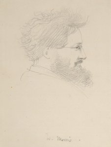 विलियम मॉरिस का चित्रण, c.1875