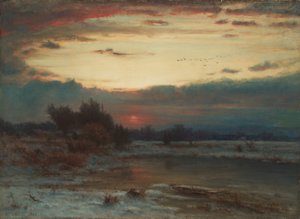 सर्दियों का आकाश द्वारा George Inness