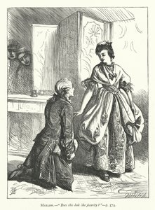 वह जीतने के लिए रुकती है के लिए चित्रण (उत्कीर्णन)
