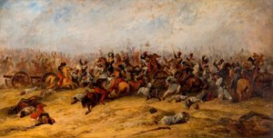 बंदूकों पर संघर्ष, बालाक्लाव, 1854। द्वारा जॉर्ज जोन्स