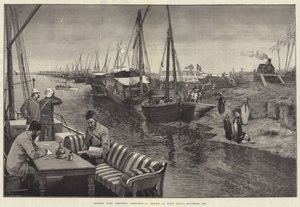 होम क्रिसमस ग्रीटिंग्स भेजना, एक स्केच वाडी हल्फा, नवंबर 1884