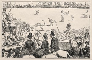 लॉर्ड्स, 1862 में विश्वविद्यालय क्रिकेट मैच।