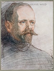 सर अर्नेस्ट शेकटन (1874-1922) c.1909 द्वारा &39;द हार्ट ऑफ़ द अंटार्कटिक&39; से फ्रैंक वाइल्ड (1873-1939) का चित्रण