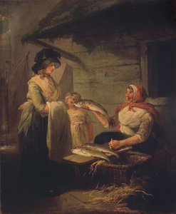 फिशवाइफ, 1780 के दशक का अंत। द्वारा जॉर्ज मोरलैंड