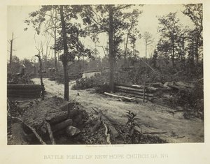 न्यू होप चर्च का बैटल फील्ड, जीए, नंबर 1, 1866। द्वारा जॉर्ज एन। बरनार्ड