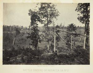 रेसाका का बैटल ग्राउंड, जीए, नंबर 2, 1866। द्वारा जॉर्ज एन। बरनार्ड