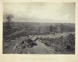 रेसाका का बैटल ग्राउंड, जीए, नंबर 4, 1866। द्वारा जॉर्ज एन। बरनार्ड