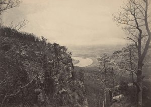 लुकआउट माउंटेन नंबर 2, 1860 के दशक से चट्टानुगा घाटी। द्वारा जॉर्ज एन। बरनार्ड