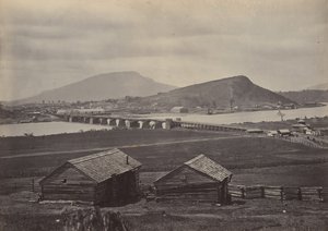 उत्तर से चट्टानुगा, 1860 के दशक। द्वारा जॉर्ज एन। बरनार्ड