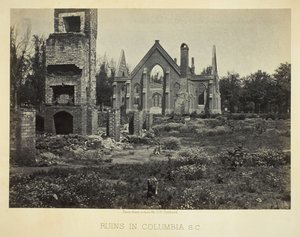 कोलंबिया में खंडहर, अनुसूचित जाति, 1865। द्वारा जॉर्ज एन। बरनार्ड