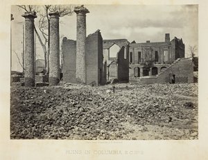 रूइन्स इन कोलंबिया, एससी, नंबर 2, 1865। द्वारा जॉर्ज एन। बरनार्ड