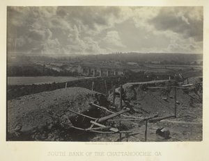 चट्टाहूची का साउथ बैंक, गा., 1866। द्वारा जॉर्ज एन। बरनार्ड