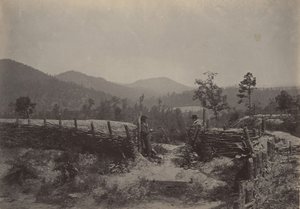 अल्लाटून दर्रा, जॉर्जिया, 1860 के दशक। द्वारा जॉर्ज एन। बरनार्ड