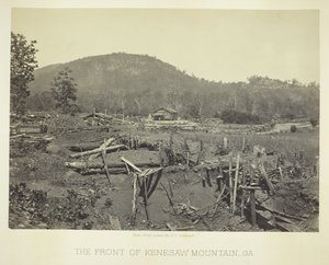 द फ्रंट ऑफ़ केनेसॉ माउंटेन, जीए, 1866। द्वारा जॉर्ज एन। बरनार्ड