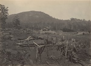 केनेसॉ पर्वत, जॉर्जिया के सामने, 1860 के दशक। द्वारा जॉर्ज एन। बरनार्ड