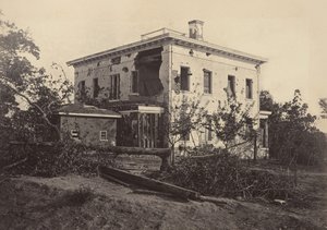 पॉटर हाउस, अटलांटा, 1860 के दशक। द्वारा जॉर्ज एन। बरनार्ड