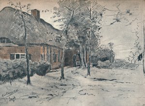 एक डच फार्म, c1900। द्वारा जॉर्ज पोगेनबीक