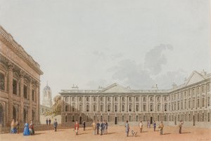 पेकवाटर क्वाड वेस्ट, क्राइस्ट चर्च, ऑक्सफोर्ड, 1850 (कागज पर स्याही और डब्ल्यूसी)