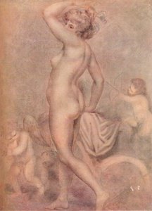 लेडी हैमिल्टन, स्वास्थ्य की देवी के रूप में, c1790, 1920। द्वारा जॉर्ज रोमनी