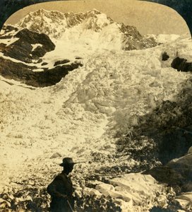 होकसेट्टर आइस फॉल्स, न्यूजीलैंड, c1909।