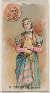 सुधार दिवस, जर्मनी, ड्यूक ब्रांड सिगरेट के लिए हॉलीडे सीरीज़ N80 से, 1890., 1890।
