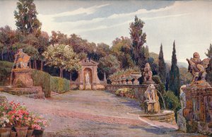 अपर टेरेस, विला इंपीरियल, जेनोआ, 1900