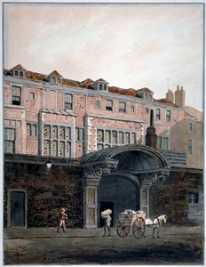 विनचेस्टर प्लेस का गेटवे, लंदन, 1820। द्वारा जॉर्ज शेफर्ड