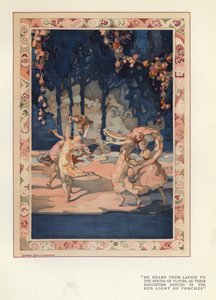 मैक्स बीरबोहम (कलर लिथो) द्वारा हैप्पी पाखंड के लिए चित्रण द्वारा जॉर्ज शेरिंघम