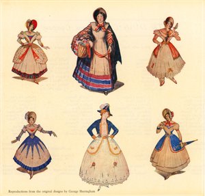 एचएमएस Pinafore के लिए मूल डिजाइन द्वारा जॉर्ज शेरिंघम