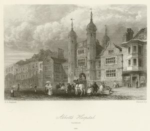 एबॉट्स हॉस्पिटल, गिल्डफोर्ड, 1840 द्वारा शेफर्ड के बाद जॉर्ज सिडनी